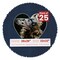 Navy Suede Mat Board for 26x26 Frames - Heart Opening for 22x22 Photos